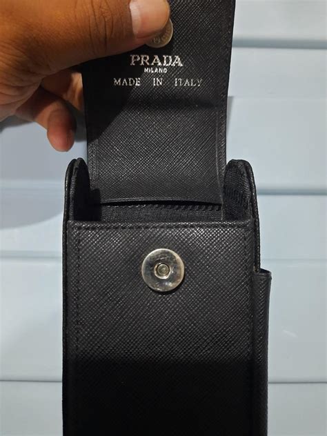 prada cigar case|Black Re.